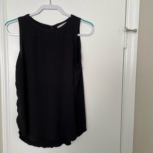 LOFT Black Sleeveless Top Size Small